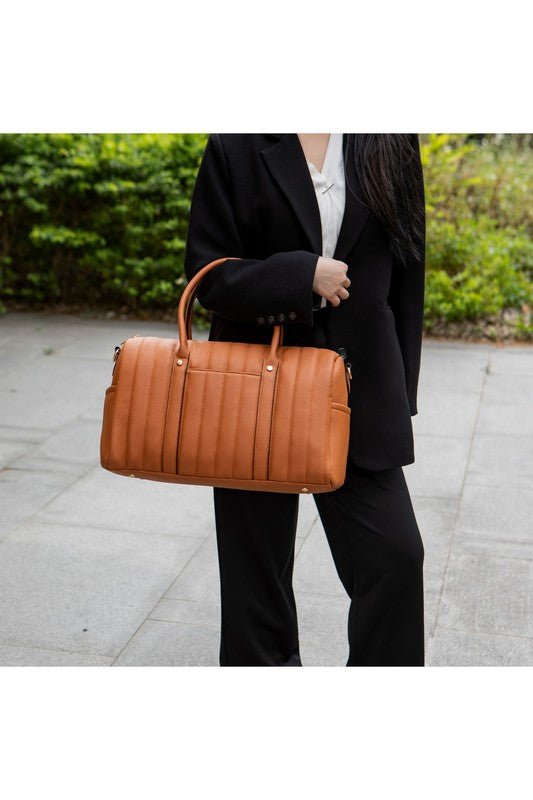 Luana Quilted Duffle Bag - HOUSE OF SHE