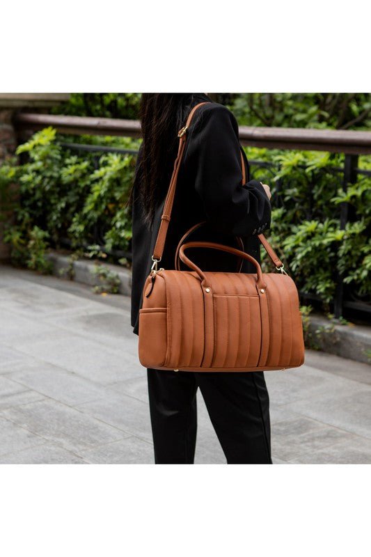 Luana Quilted Duffle Bag - HOUSE OF SHE