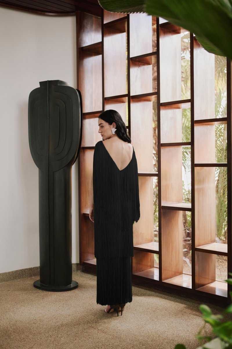 LUCERO DRESS IN BLACK - HOUSE OF SHE