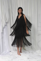 LUCERO DRESS IN BLACK - HOUSE OF SHE