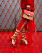 Lunar New Year of the Dragon Sheer Crew Sock - HOUSE OF SHE