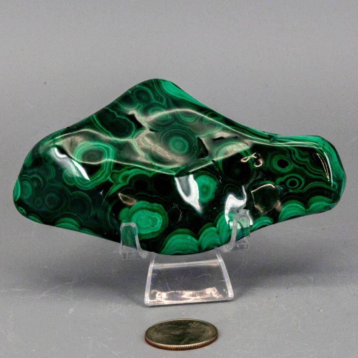 Malachite Crystal Freeform for Transformation & Heart - HOUSE OF SHE