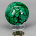 Malachite Crystal Sphere Heart Chakra Transformation - HOUSE OF SHE