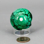 Malachite Crystal Sphere Heart Chakra Transformation - HOUSE OF SHE