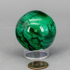 Malachite Crystal Sphere Heart Chakra Transformation - HOUSE OF SHE