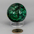 Malachite Crystal Sphere Heart Chakra Transformation - HOUSE OF SHE