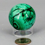 Malachite Crystal Sphere Heart Chakra Transformation - HOUSE OF SHE