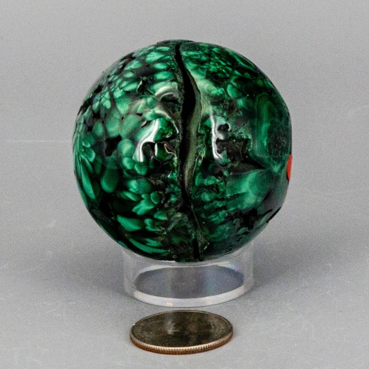 Malachite Crystal Sphere Heart Chakra Transformation - HOUSE OF SHE