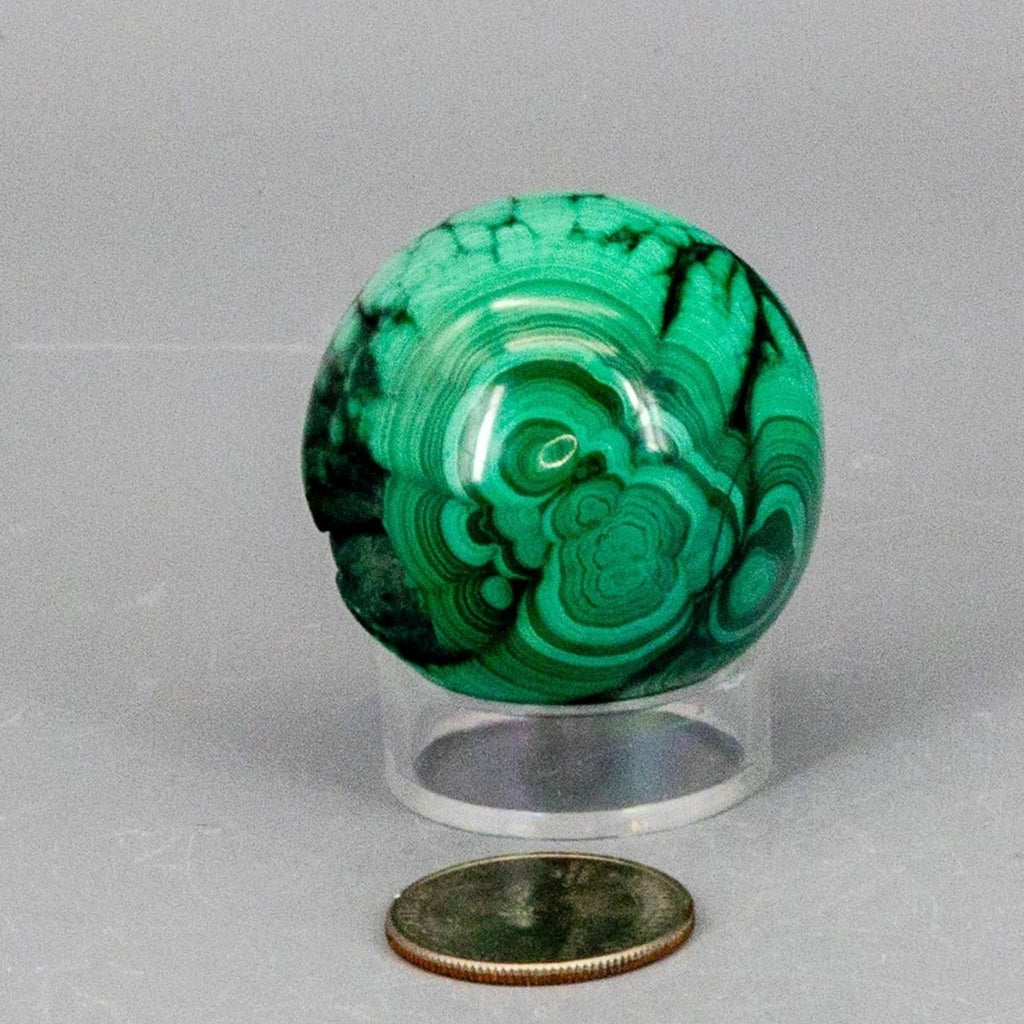 Malachite Crystal Sphere Heart Chakra Transformation - HOUSE OF SHE