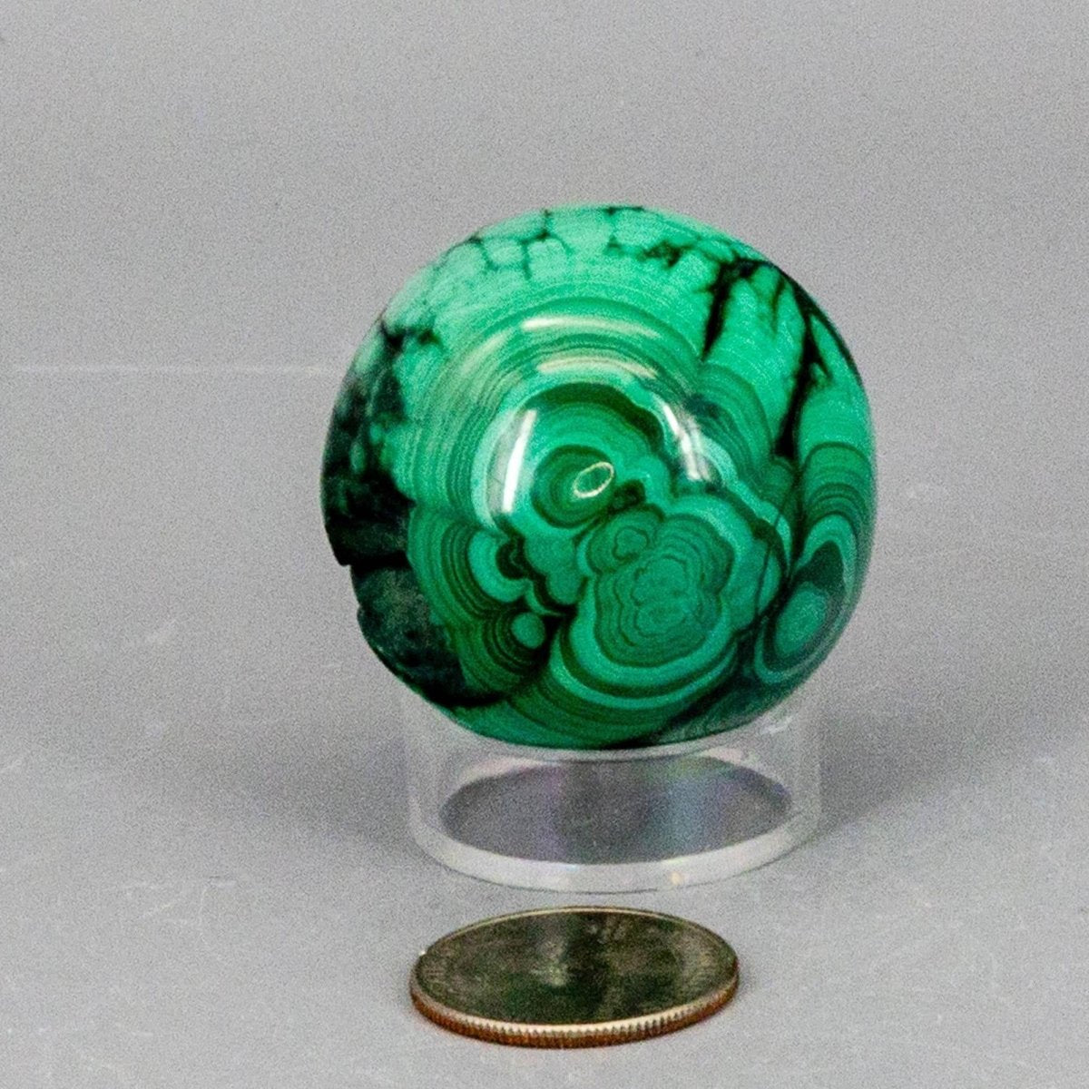 Malachite Crystal Sphere Heart Chakra Transformation - HOUSE OF SHE
