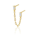 Malia Double Stud Earrings - HOUSE OF SHE