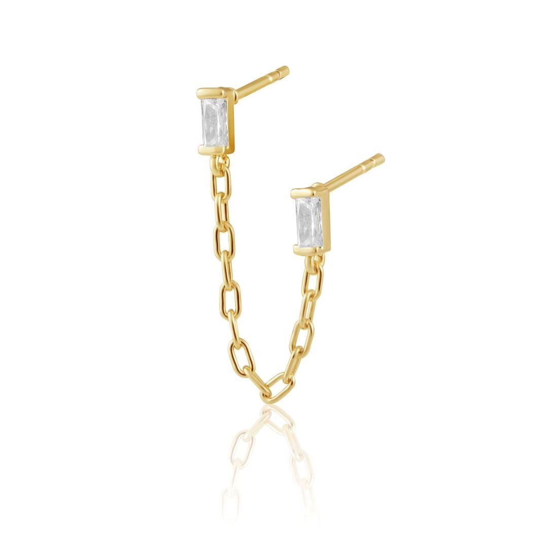 Malia Double Stud Earrings - HOUSE OF SHE