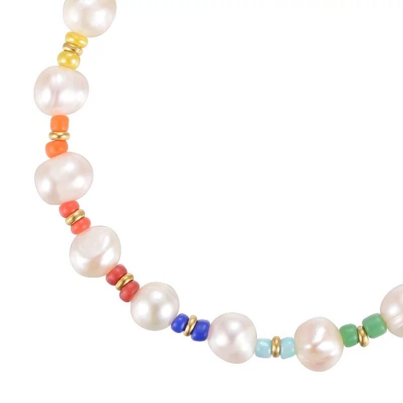 Malibu Rainbow Pearl Bracelet - HOUSE OF SHE