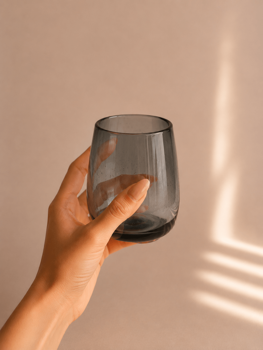 Mario S Smoke Glasses Set of Four by MESO - HOUSE OF SHE