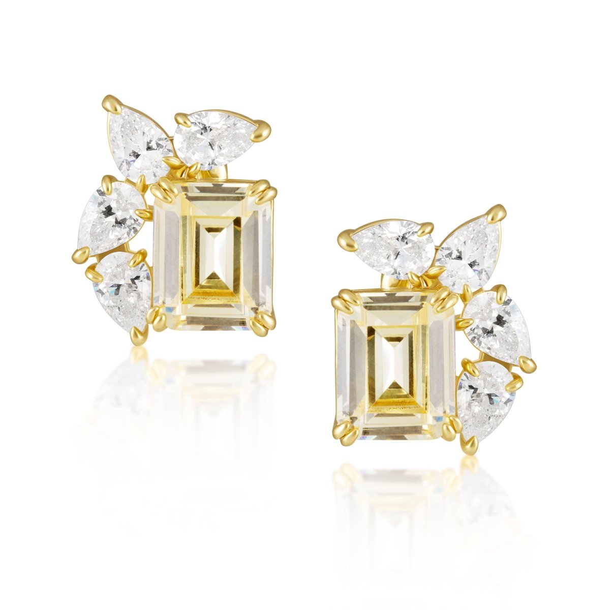 Marquise Sunburst Earrings - HOUSE OF SHE