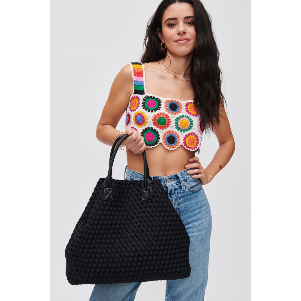 Ithaca Woven Neoprene Tote - HOUSE OF SHE