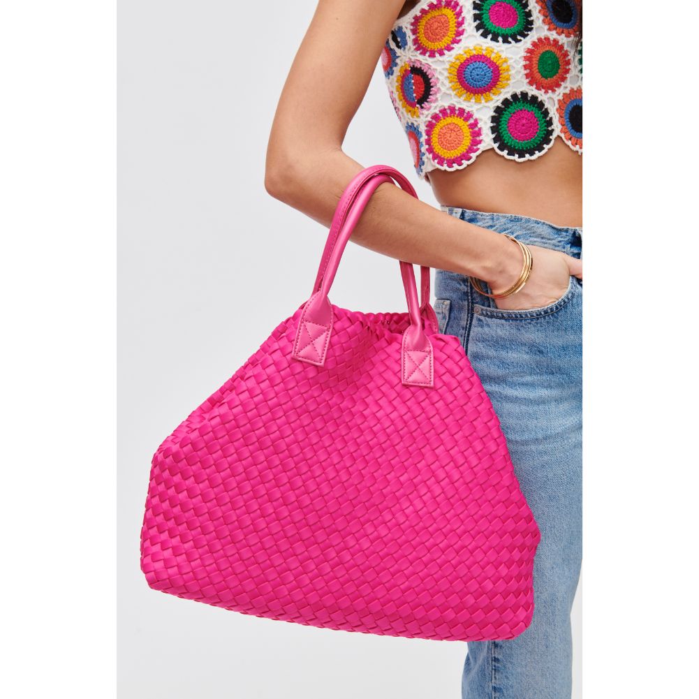 Ithaca Woven Neoprene Tote - HOUSE OF SHE