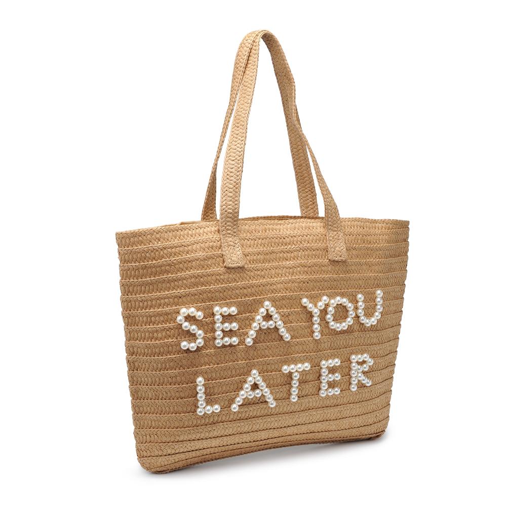 Maya Natural Pearl Tote - HOUSE OF SHE