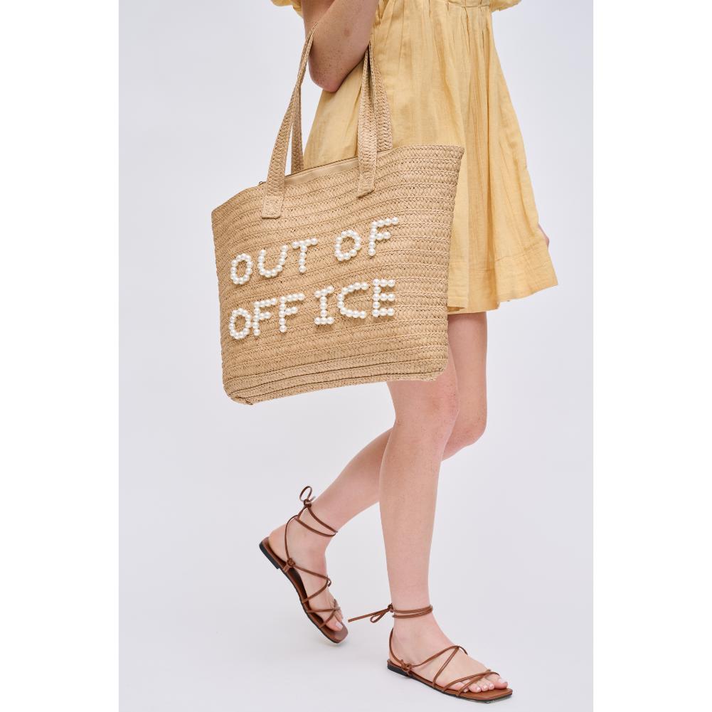 Maya Natural Pearl Tote - HOUSE OF SHE