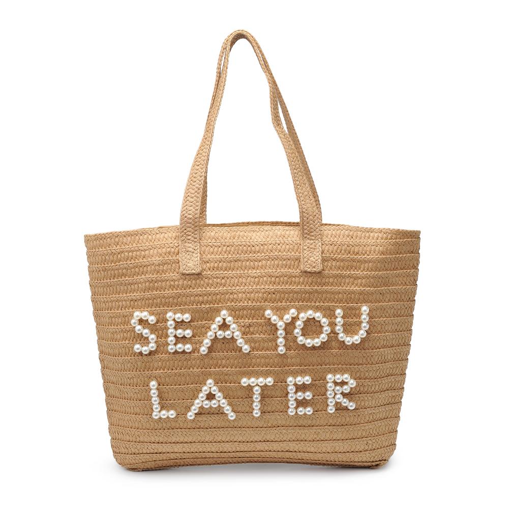 Maya Natural Pearl Tote - HOUSE OF SHE