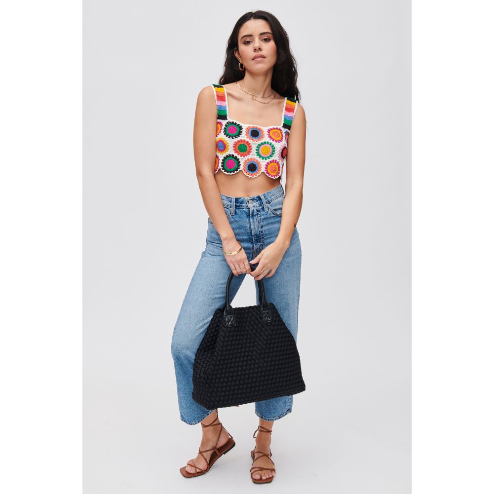 Ithaca Woven Neoprene Tote - HOUSE OF SHE