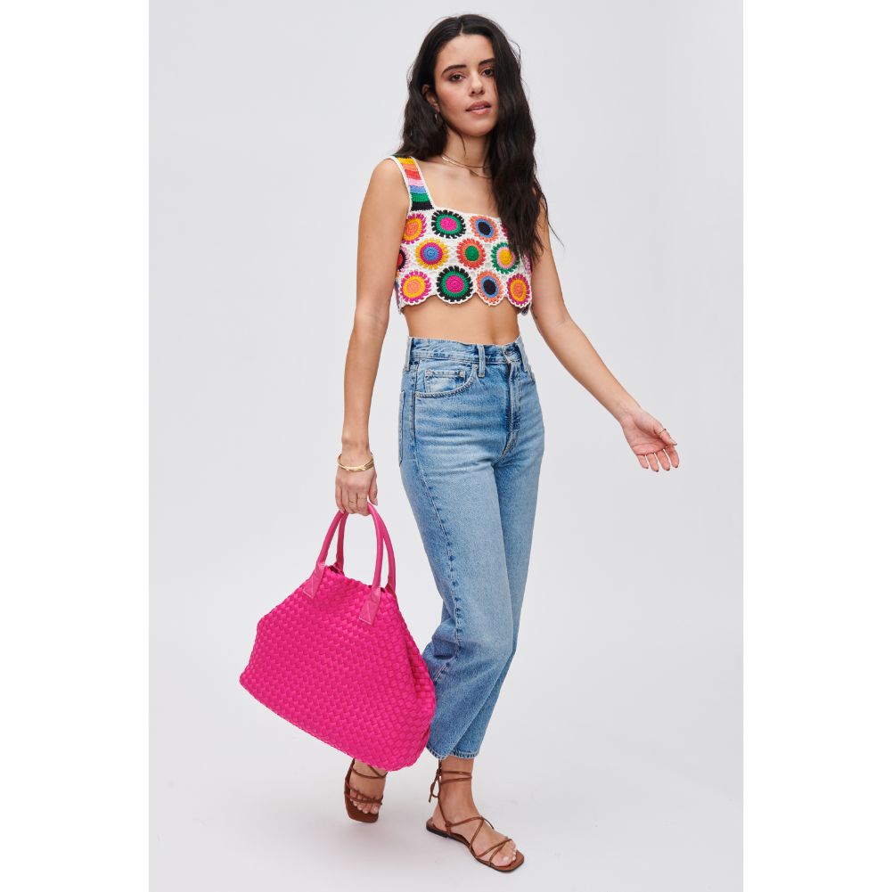 Ithaca Woven Neoprene Tote - HOUSE OF SHE