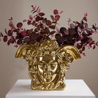 Medusa Luxe Electroplated Ceramic Vase - HOUSE OF SHE