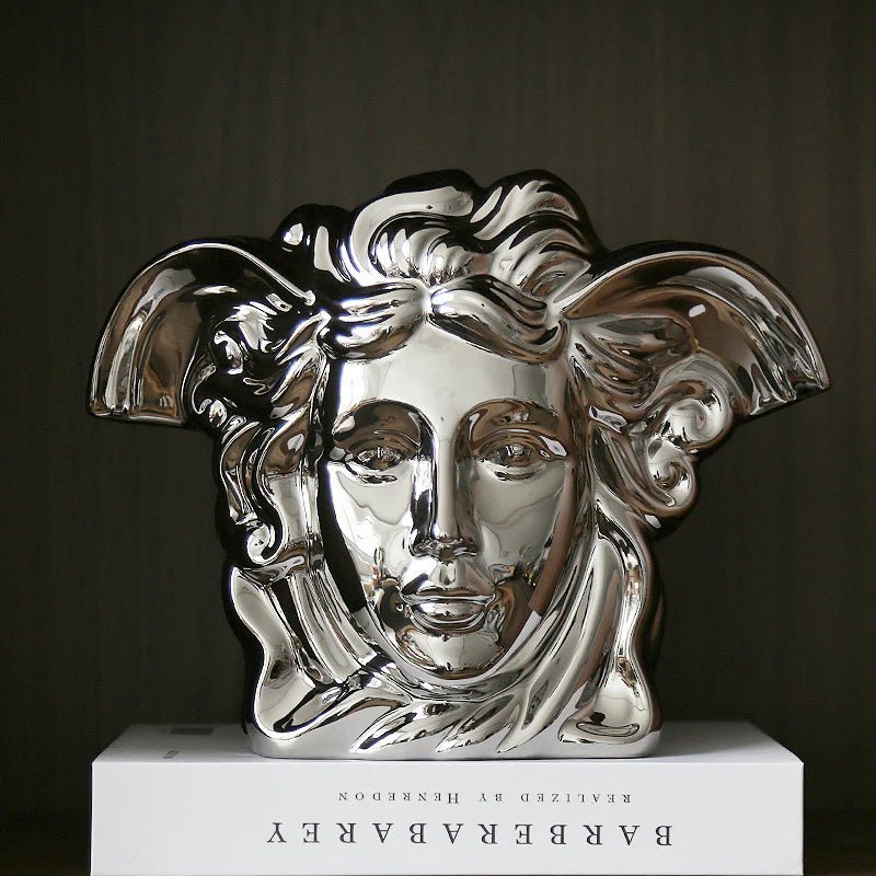 Medusa Luxe Electroplated Ceramic Vase - HOUSE OF SHE