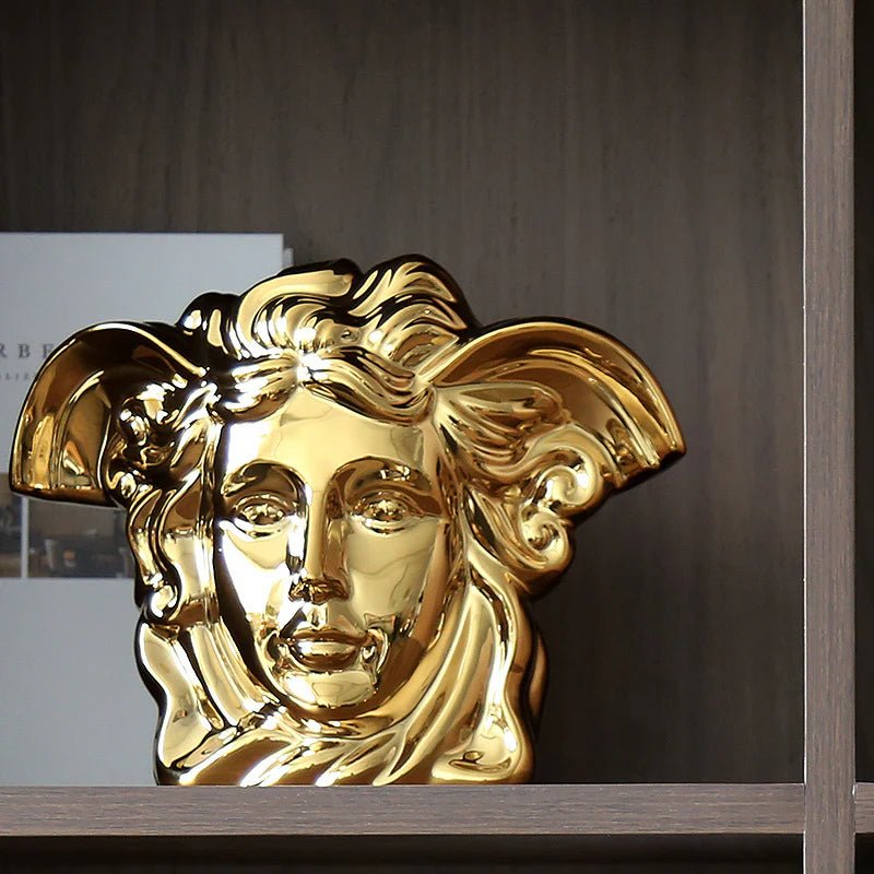 Medusa Luxe Electroplated Ceramic Vase - HOUSE OF SHE