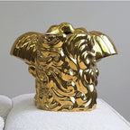 Medusa Luxe Electroplated Ceramic Vase - HOUSE OF SHE