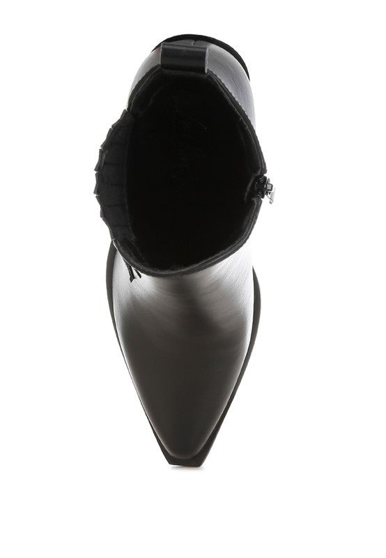 Melt Down Glitter Star Detail Chelsea Boots - HOUSE OF SHE