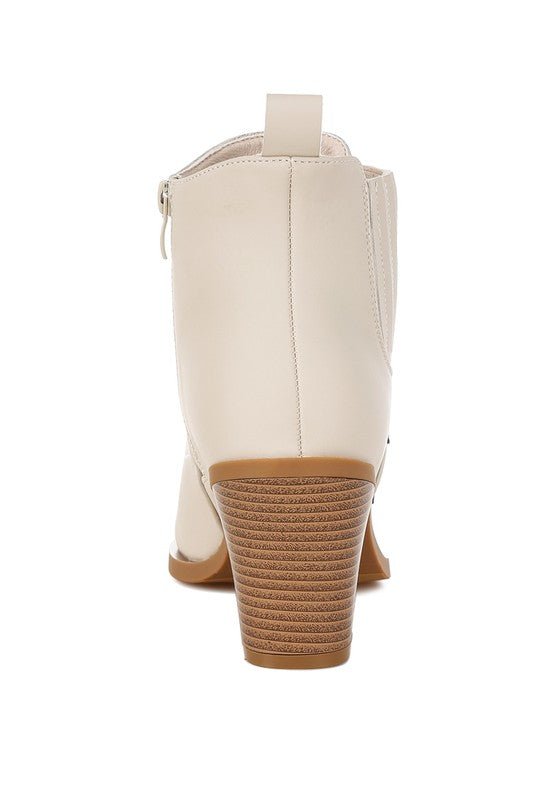 Melt Down Glitter Star Detail Chelsea Boots - HOUSE OF SHE