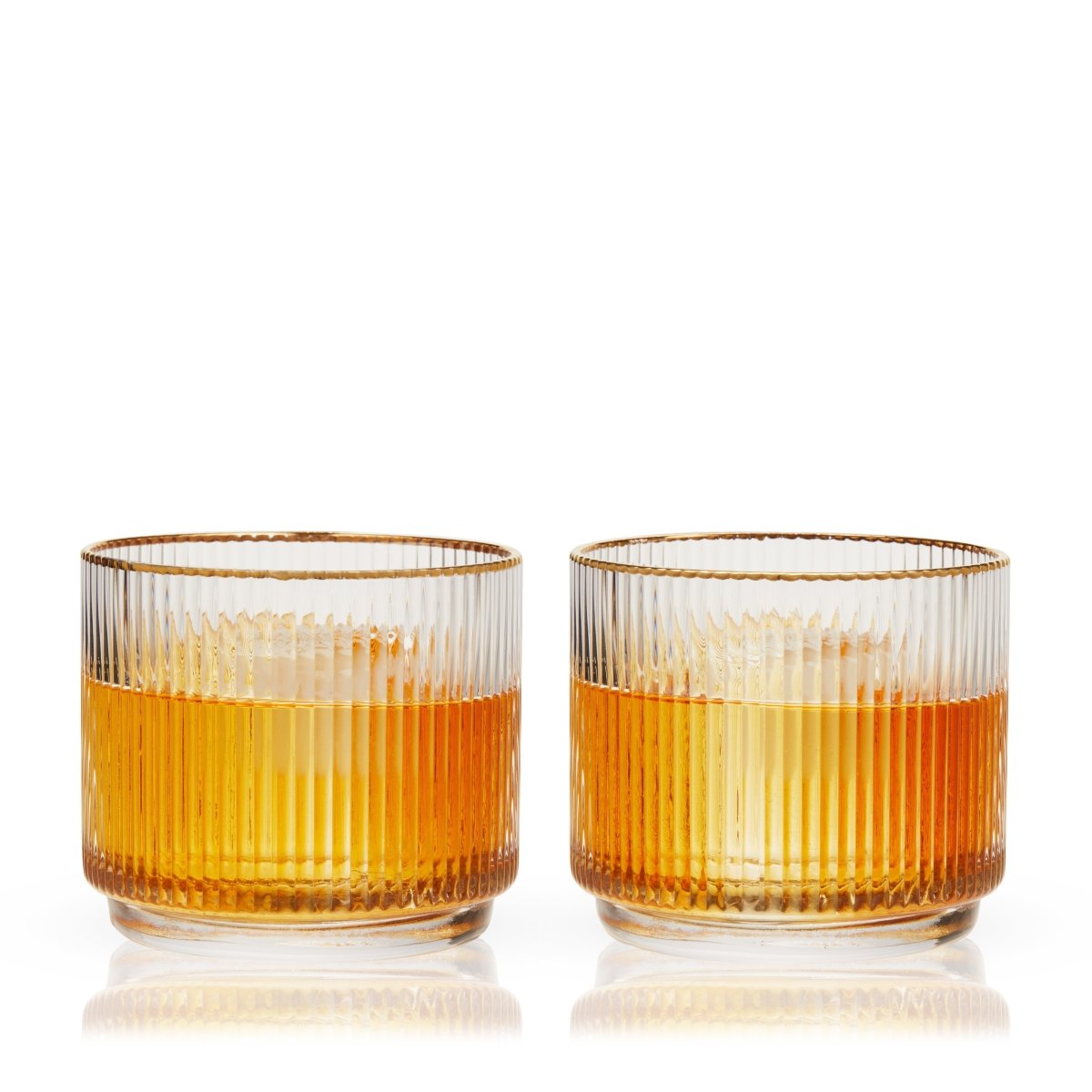 Meridian Crystal Lowball Tumblers Set of 2 - HOUSE OF SHE