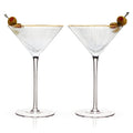 Meridian Crystal Martini Glasses Set of 2 - HOUSE OF SHE
