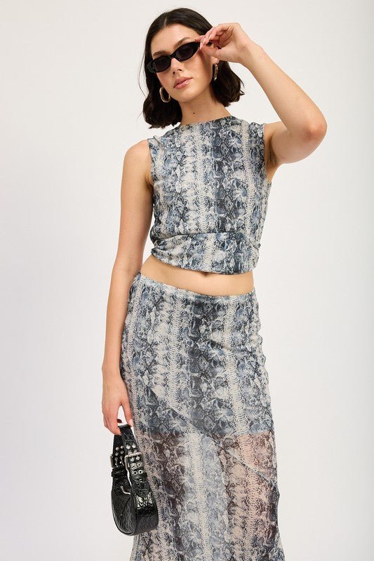 Mermaid Maxi Skirt - HOUSE OF SHE