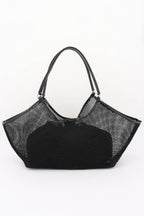 Mesh Tote Bag With Removable Liner - HOUSE OF SHE
