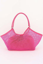 Mesh Tote Bag With Removable Liner - HOUSE OF SHE