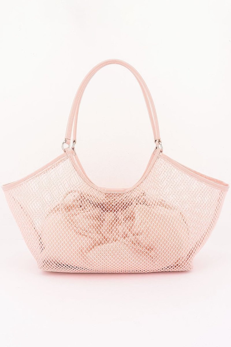 Mesh Tote Bag With Removable Liner - HOUSE OF SHE