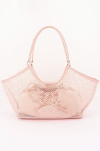 Mesh Tote Bag With Removable Liner - HOUSE OF SHE