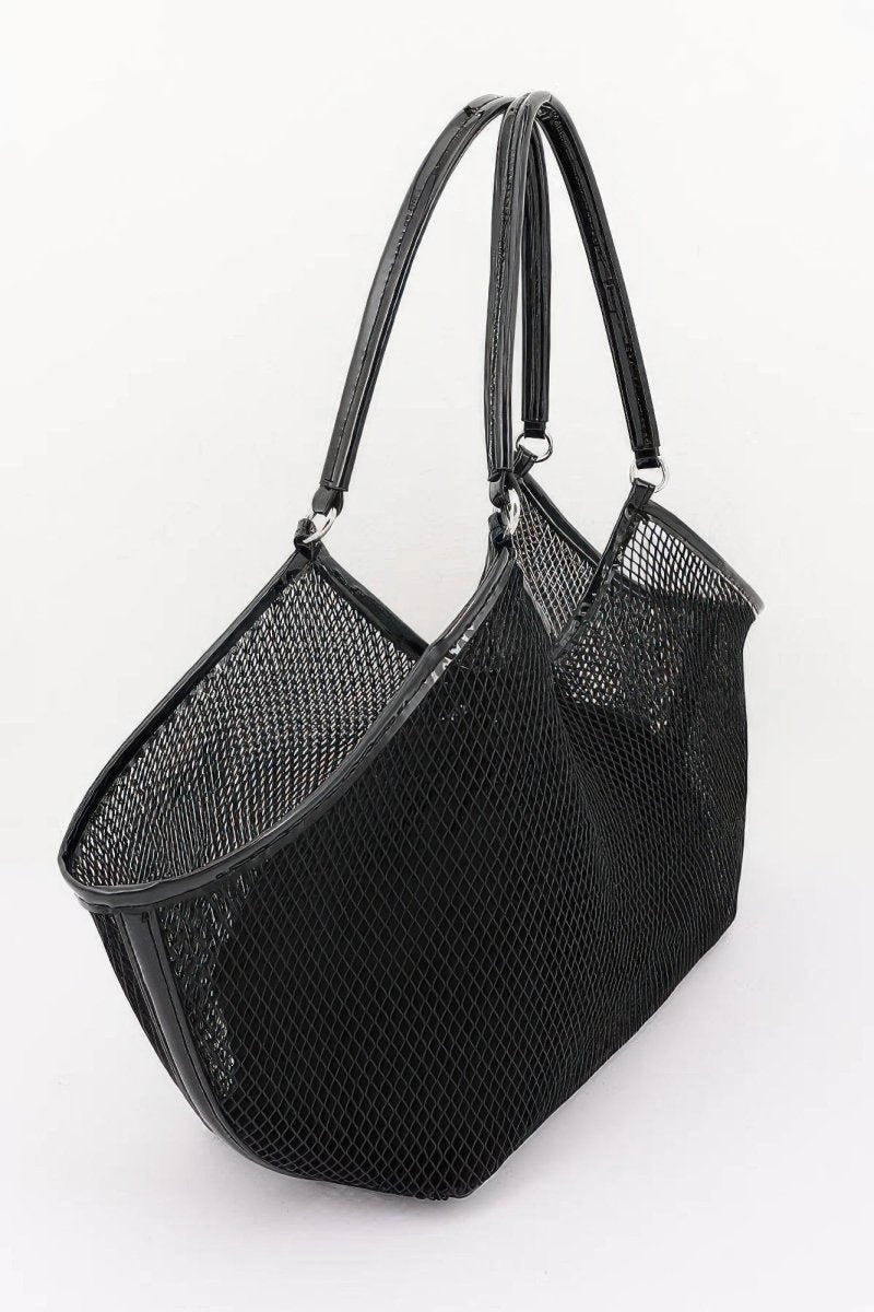 Mesh Tote Bag With Removable Liner - HOUSE OF SHE