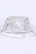 Metallic Weaved Soft Swing Bag - HOUSE OF SHE