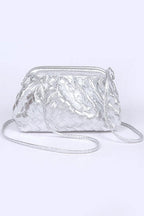 Metallic Weaved Soft Swing Bag - HOUSE OF SHE
