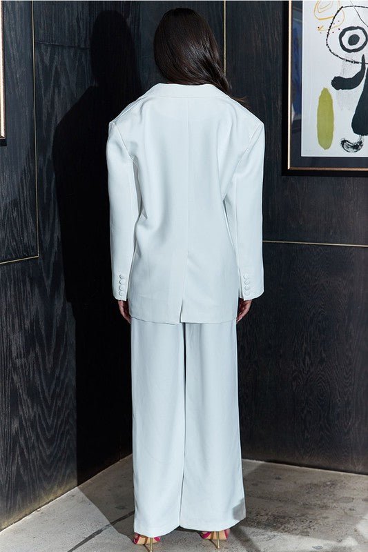 Mia Loose Fit Blazer And Pants - HOUSE OF SHE