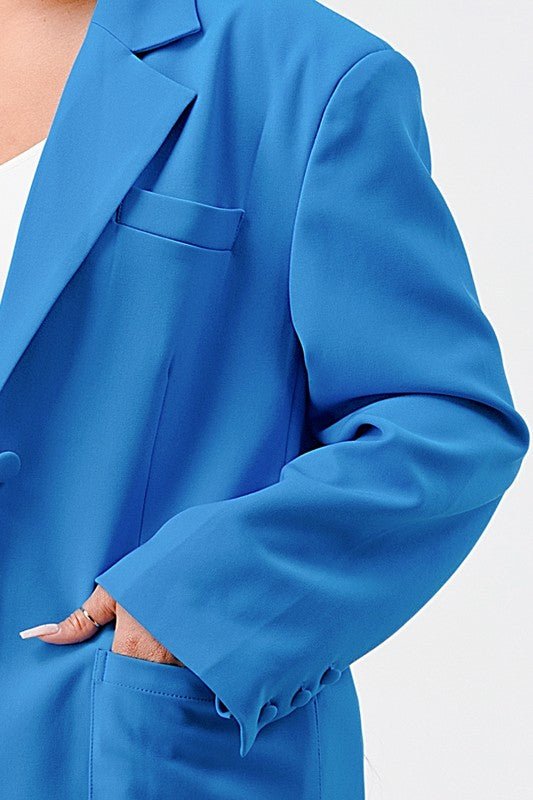 Mia Loose Fit Blazer And Pants - HOUSE OF SHE