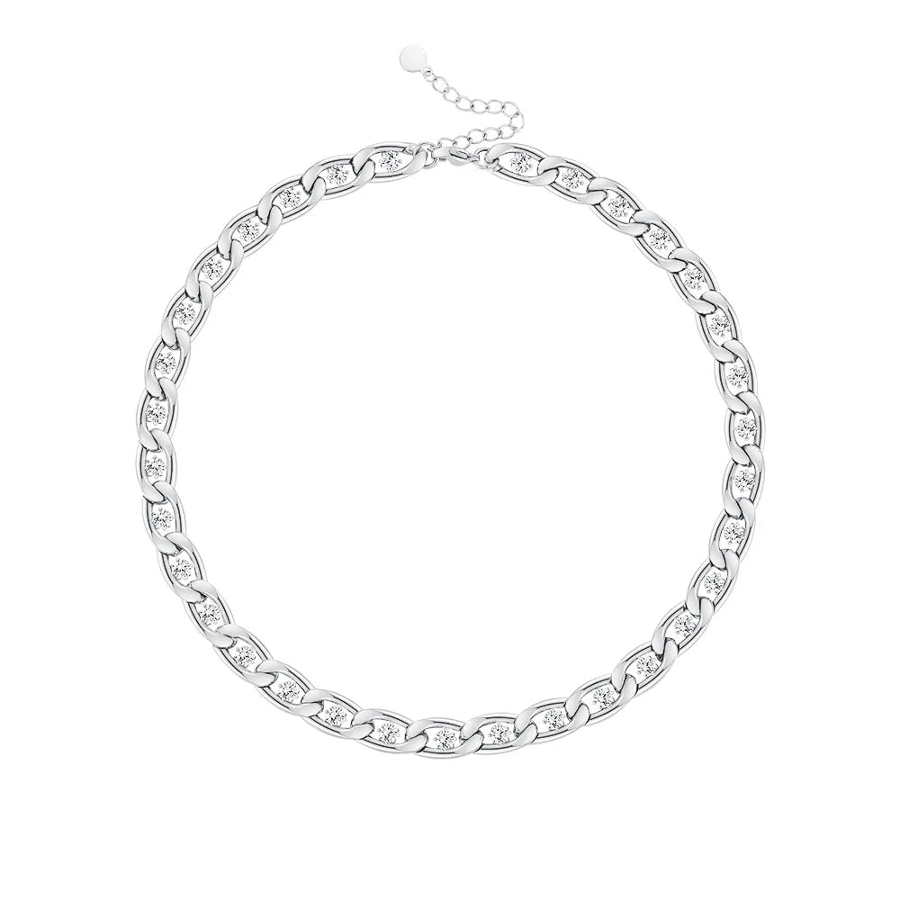 Mia Stainless Steel Choker Necklace - HOUSE OF SHE