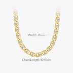 Mia Stainless Steel Choker Necklace - HOUSE OF SHE