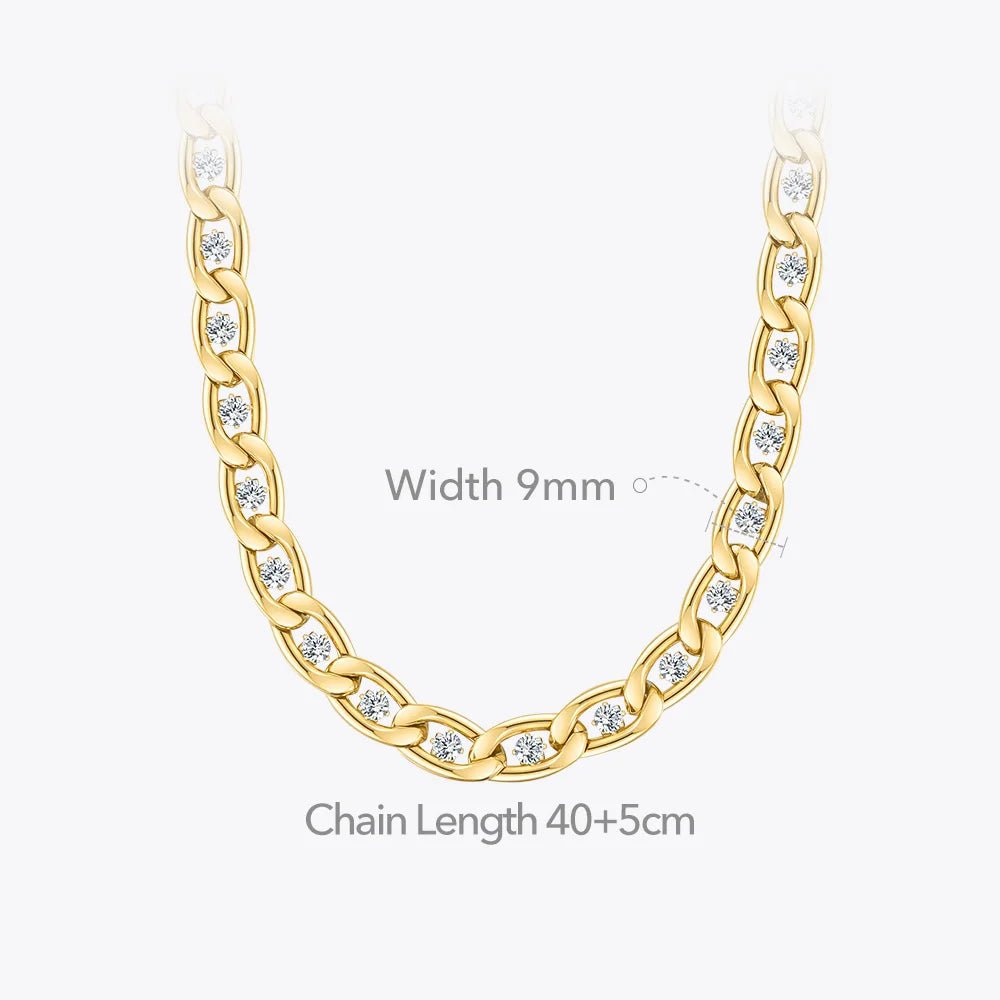 Mia Stainless Steel Choker Necklace - HOUSE OF SHE