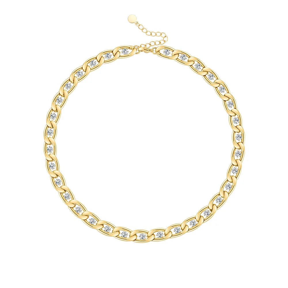 Mia Stainless Steel Choker Necklace - HOUSE OF SHE