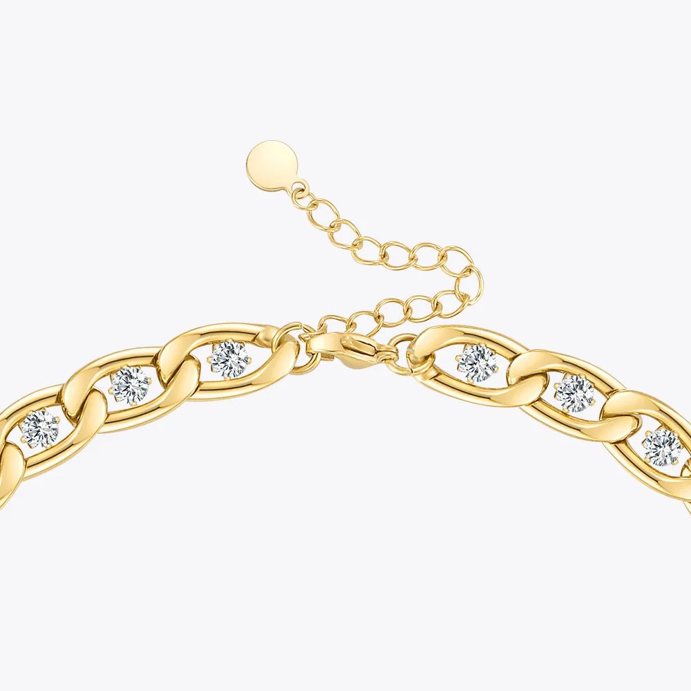 Mia Stainless Steel Choker Necklace - HOUSE OF SHE