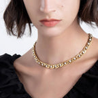 Mia Stainless Steel Choker Necklace - HOUSE OF SHE